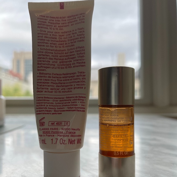 Clarins Radiance-Plus Golden Glow Booster + Beauty Flash Balm - Full size - Picture 2 of 2